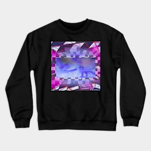 Centipede “Vaporwave” (Grainy Blueish Purple & Pink) Crewneck Sweatshirt